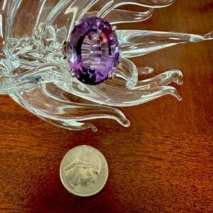 Amethyst Sterling Silver Ring
